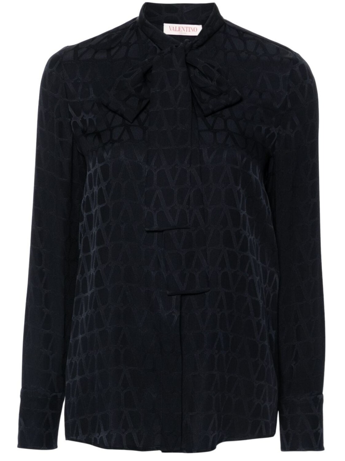

Valentino Garavani жаккардовая блузка Toile Iconographe, синий