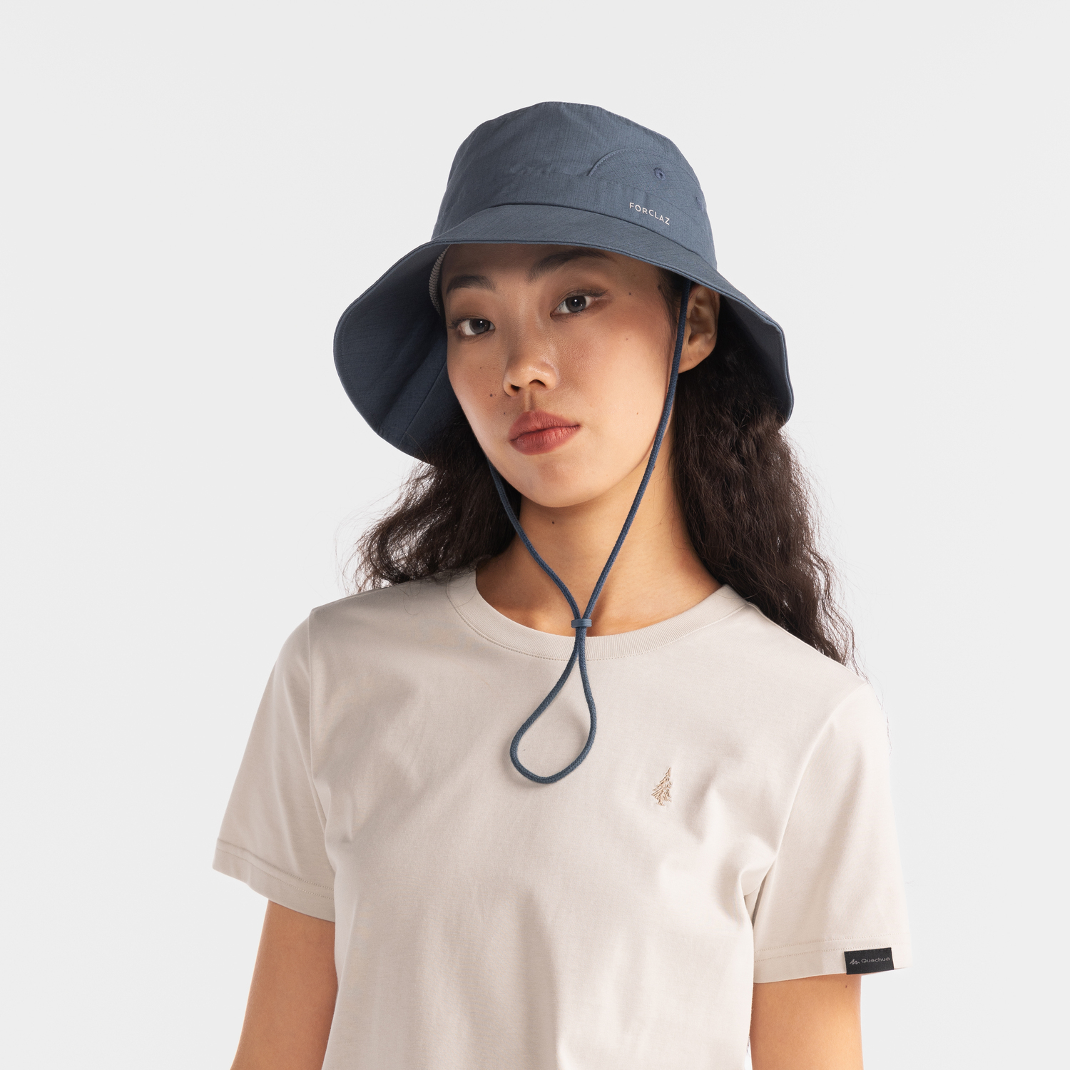 

Мужская походная кепка Forclaz TRAVEL 100 тёмно-синяя