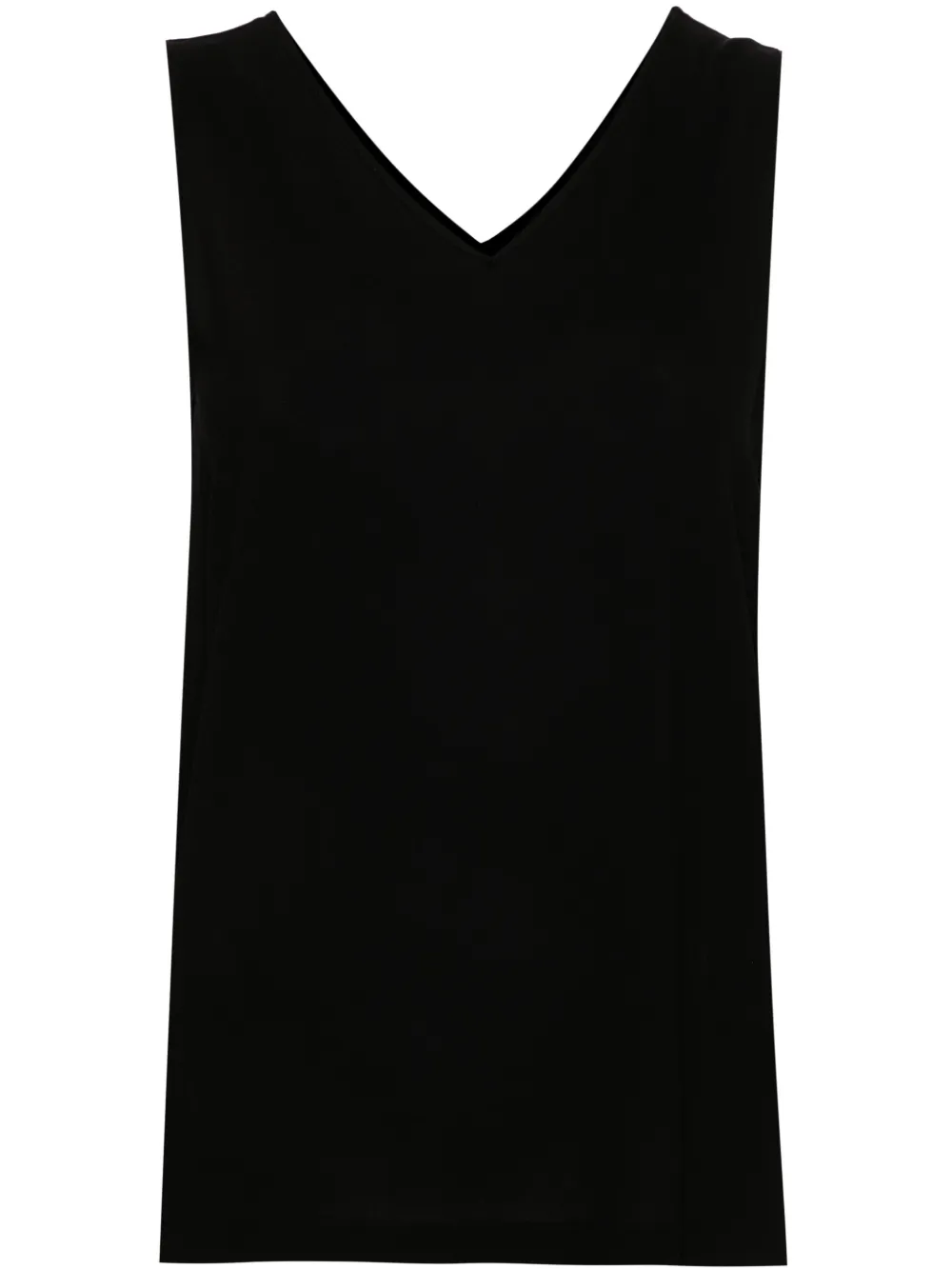 

Топ из ткани жоржет Fabiana Filippi, черный