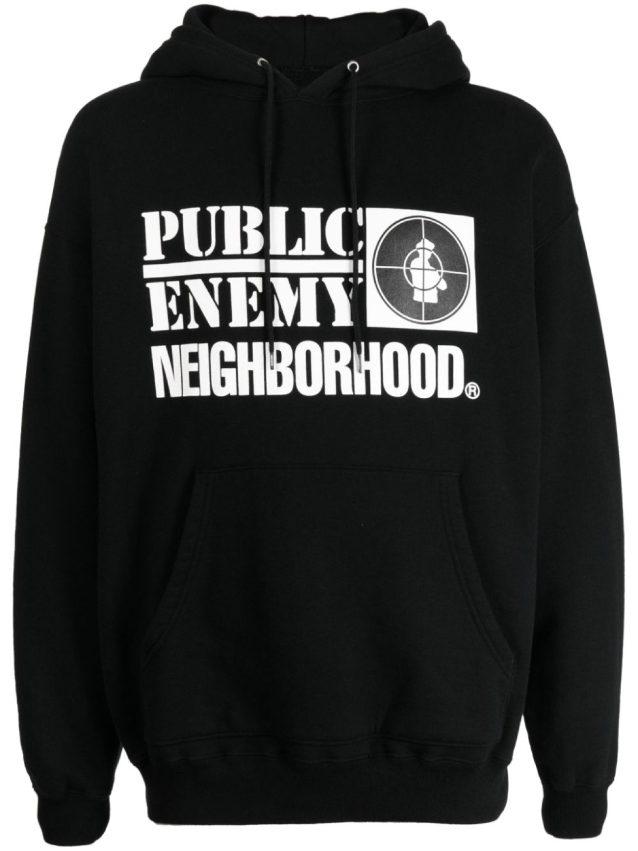 

Neighborhood худи с логотипом из коллаборации с Public Enemy, черный