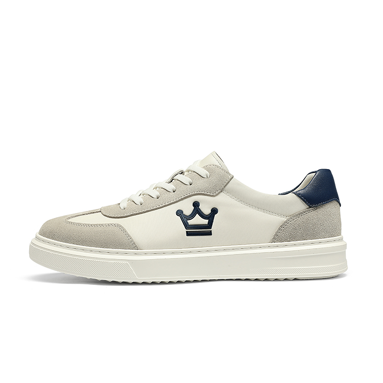 

Нескользящие низкие кроссовки для мужчин CROWN, White Gray