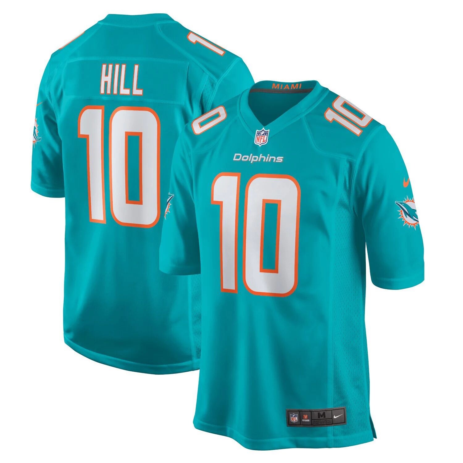 

Мужское джерси Tyreek Hill Aqua Miami Dolphins Game Nike