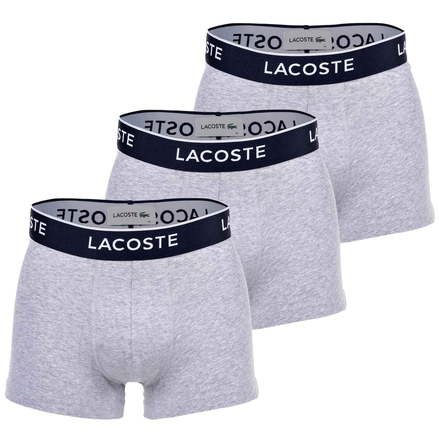 

Боксеры Lacoste Boxershort 3 шт, серый