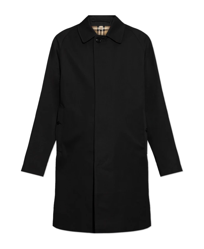 

Хлопковое пальто Burberry, черный