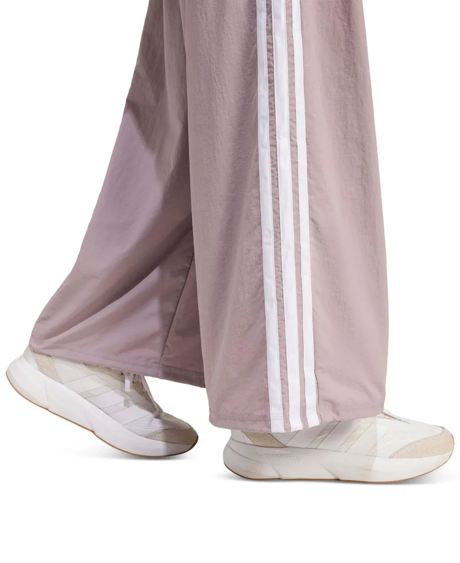 Женские брюки-парашюты с тремя полосками Adidas, light/pastel фиолетовый — фото 4