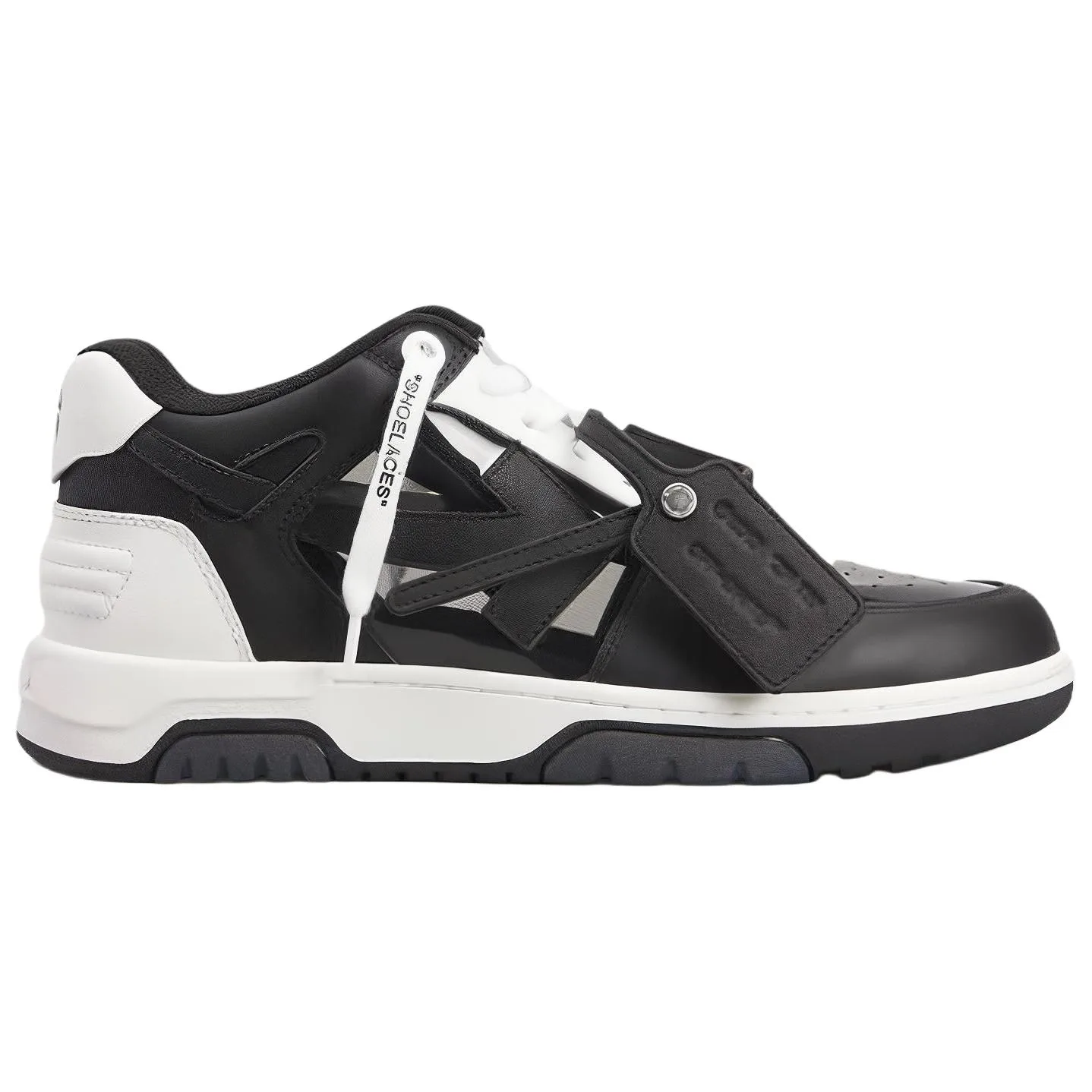 OFF-WHITE Кроссовки OFF WHITE Out Of Office Ooo Low Tops 'Black White Suede' — фото 3