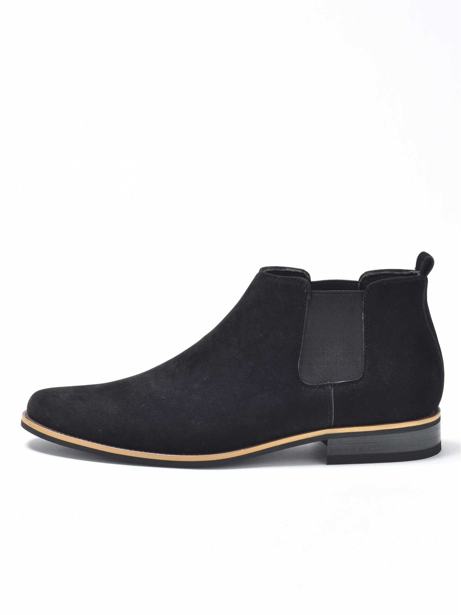 Side Gore Short Ботинки Svec, Black suede