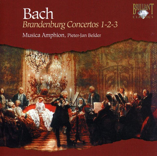 

CD диск Bach / Belder / Musica Amphion / Baudet: Brandenburg Concertos 1-2-3