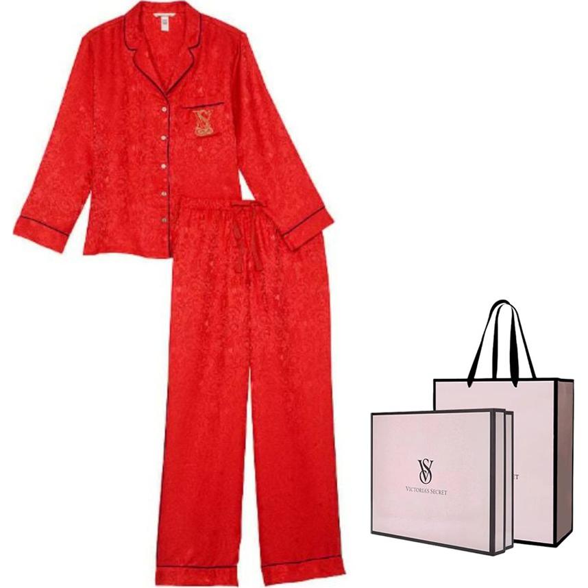

Victoria's Secret Женский комплект пижамы красный