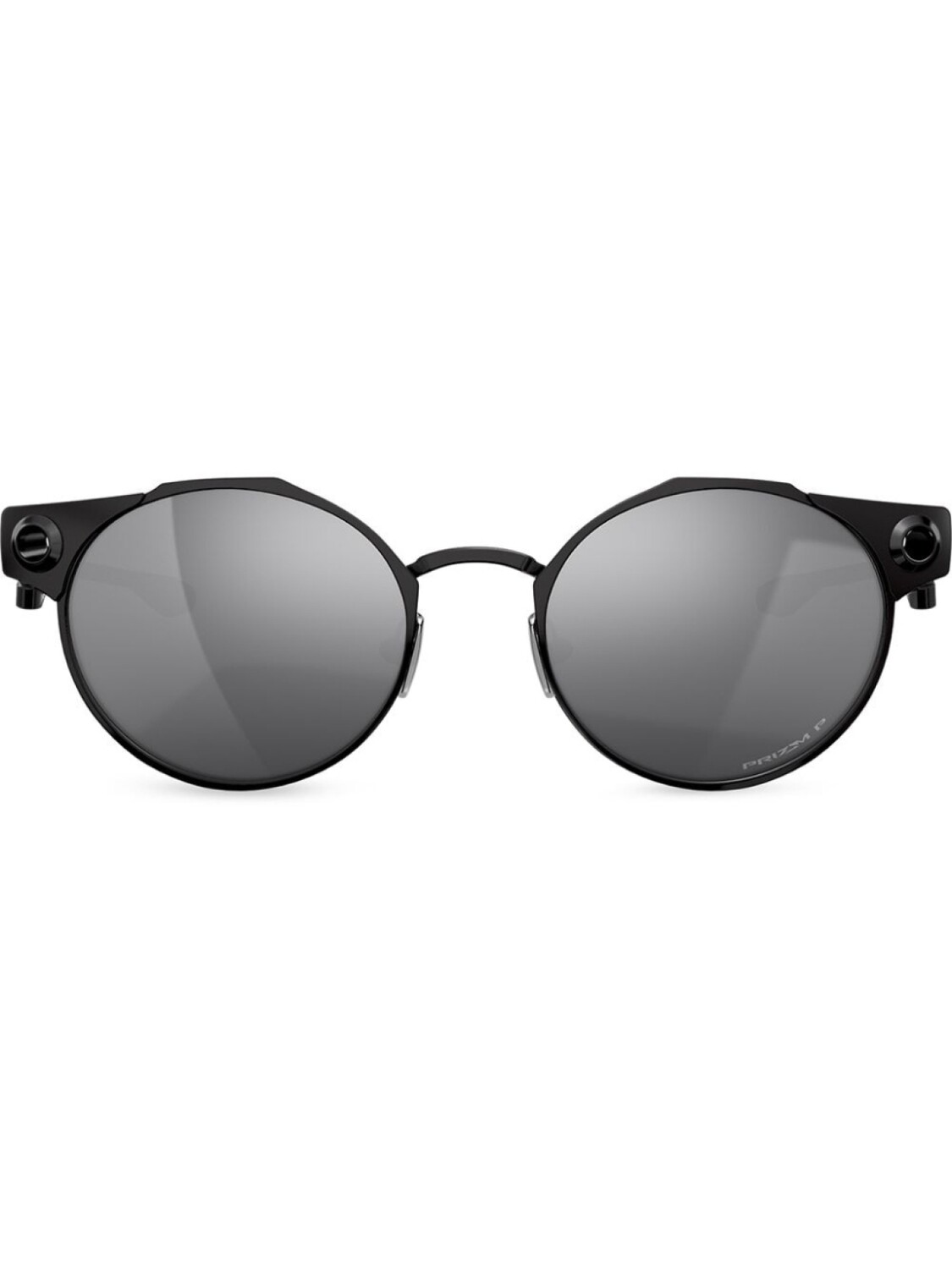 

Oakley солнцезащитные очки Deadbolt в круглой оправе, черный