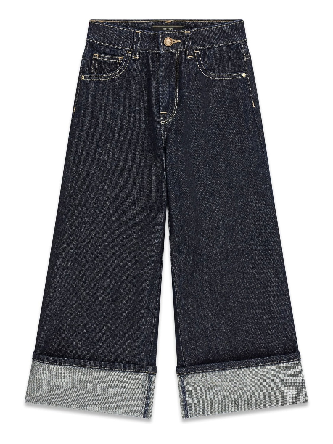 

GUESS Джинсы с широкими штанинами в темно-синем цвете