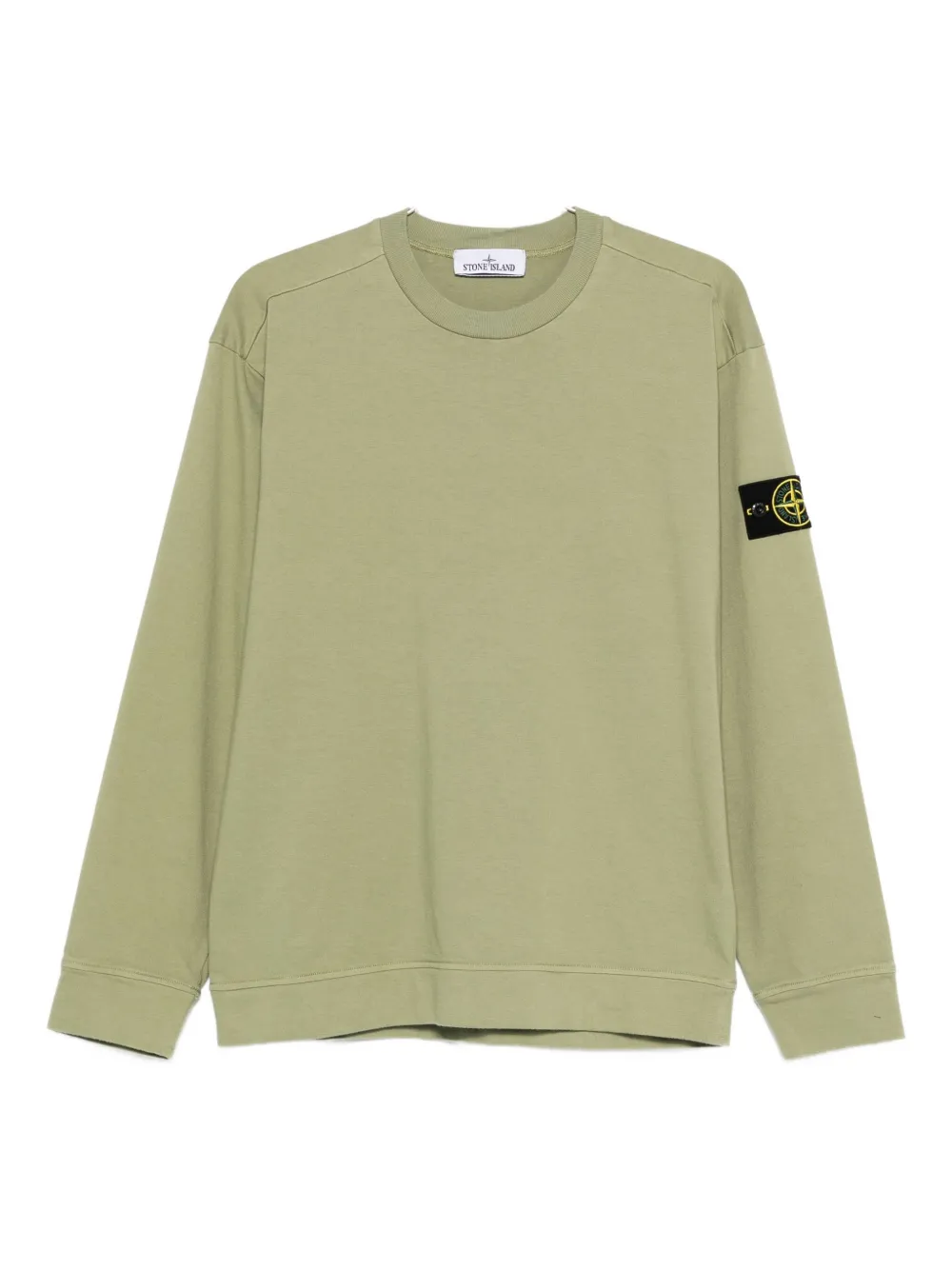 

Свитер с круглым вырезом Stone Island, зеленый