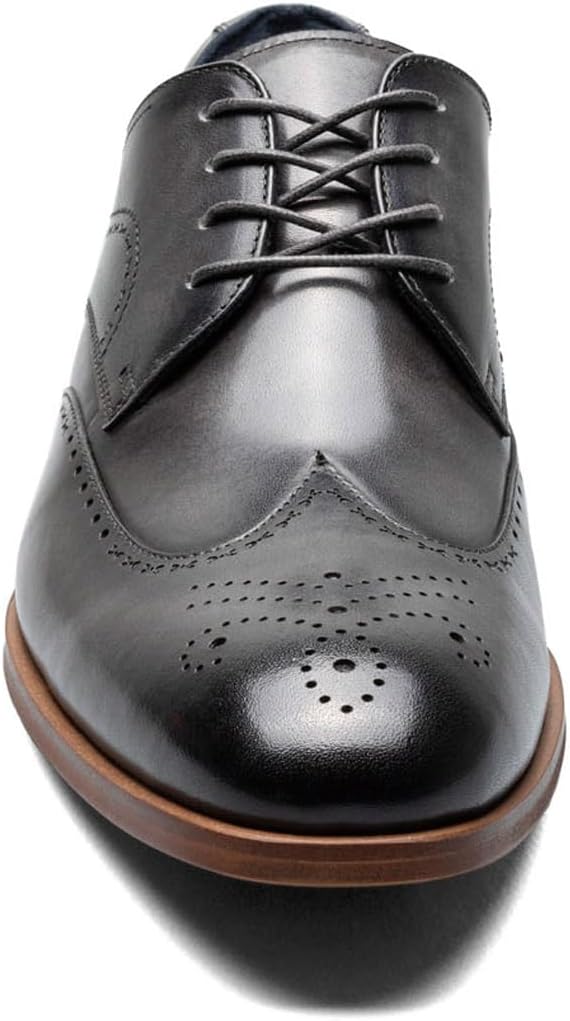 Мужские кроссовки Stacy Adams Brayden Wingtip на шнуровке, серый — фото 4