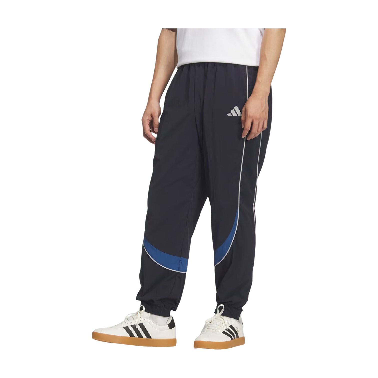 Брюки Adidas Brand Love Loose Fit Light Woven Pants 'Legend Ink Dusky Petrol' — фото 2
