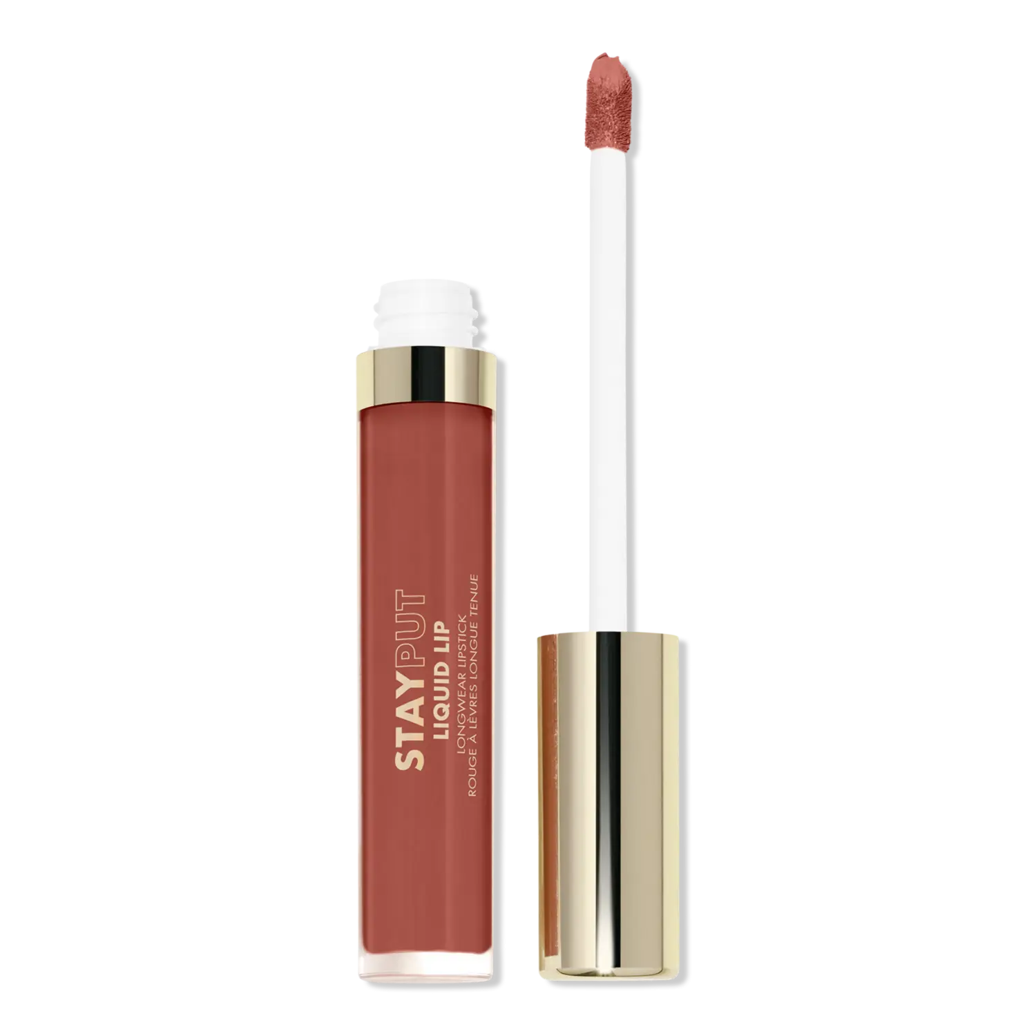 

Стойкая жидкая помада Stay Put Milani, Vibe. (reddish brown)