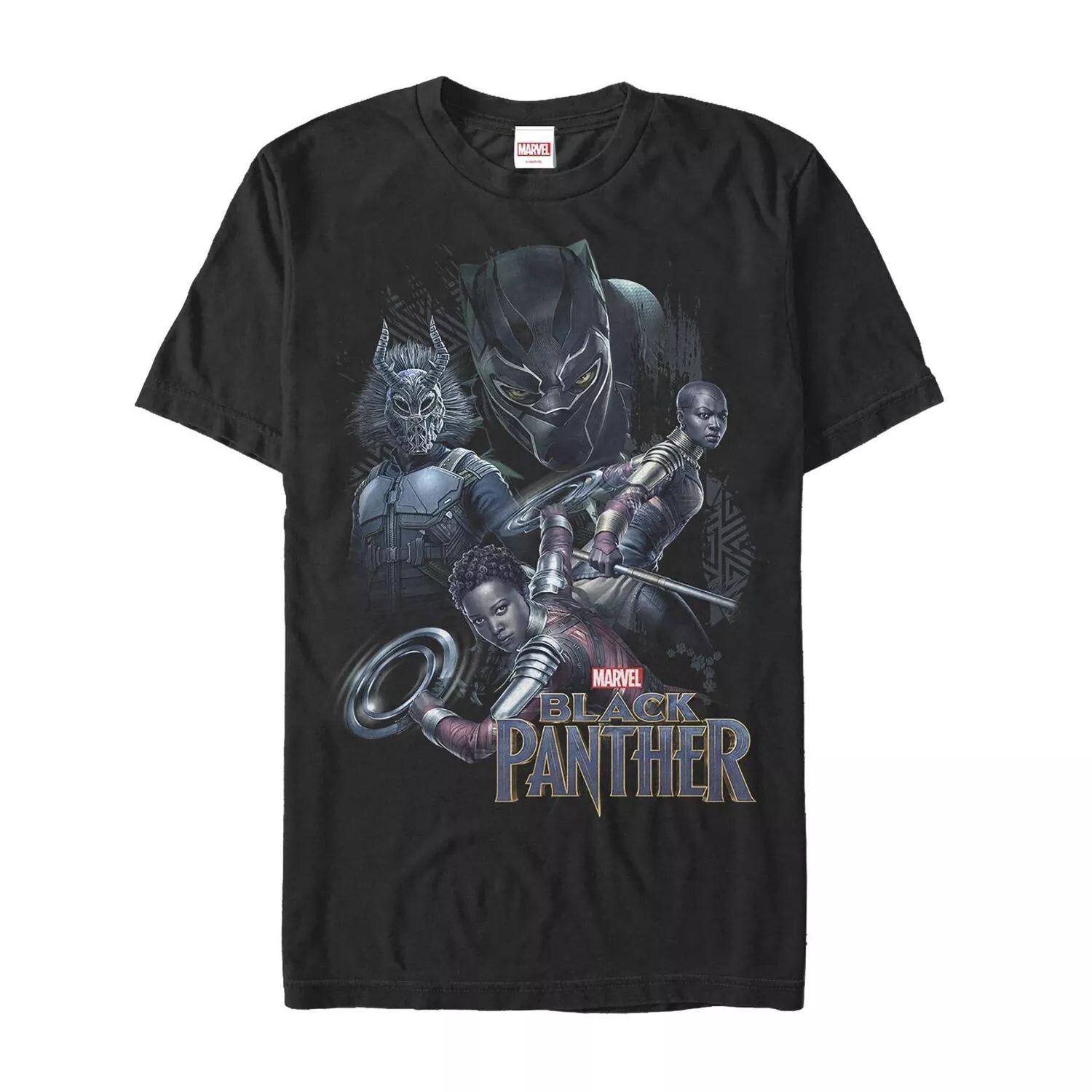 

Мужская футболка Black Panther Warriors Group Licensed Character