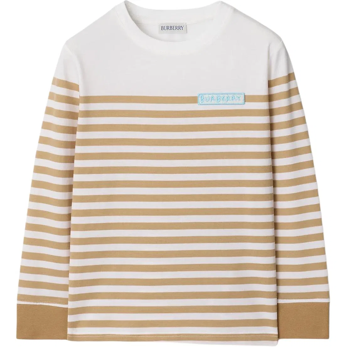Футболка Burberry Kids с круглым вырезом