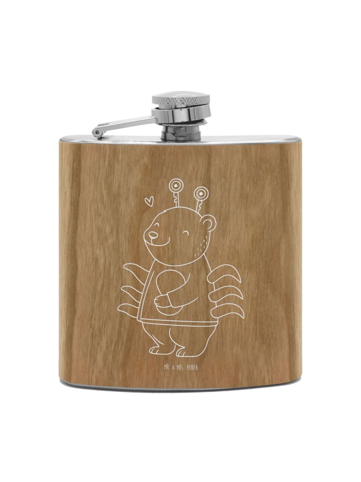 

Mr. & Mrs. Panda Фляжка Flachmann Hund Keks ohne Spruch in Braun