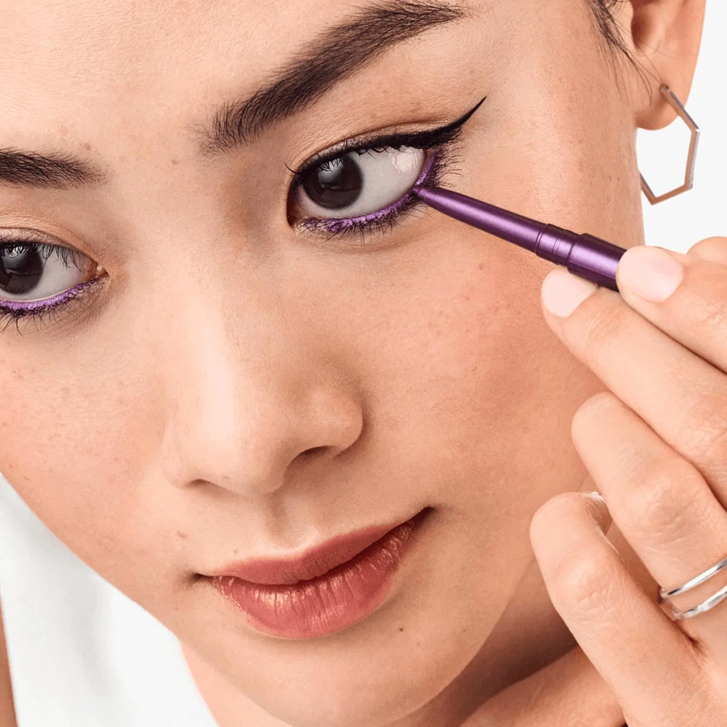 Гелевый карандаш для глаз «High Impact Gel Tech Eyeliner» от Clinique Clinique, Sparkling Amethyst — фото 3