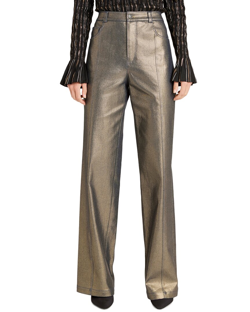 

Cinq à Sept Позолоченные брюки Francine, золотой