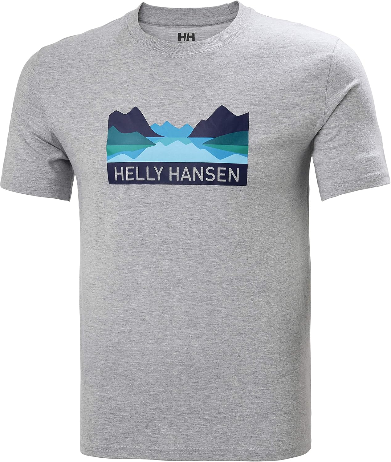 

Мужская футболка Helly-Hansen Nord с рисунком Helly Hansen, 949 Grey Melange