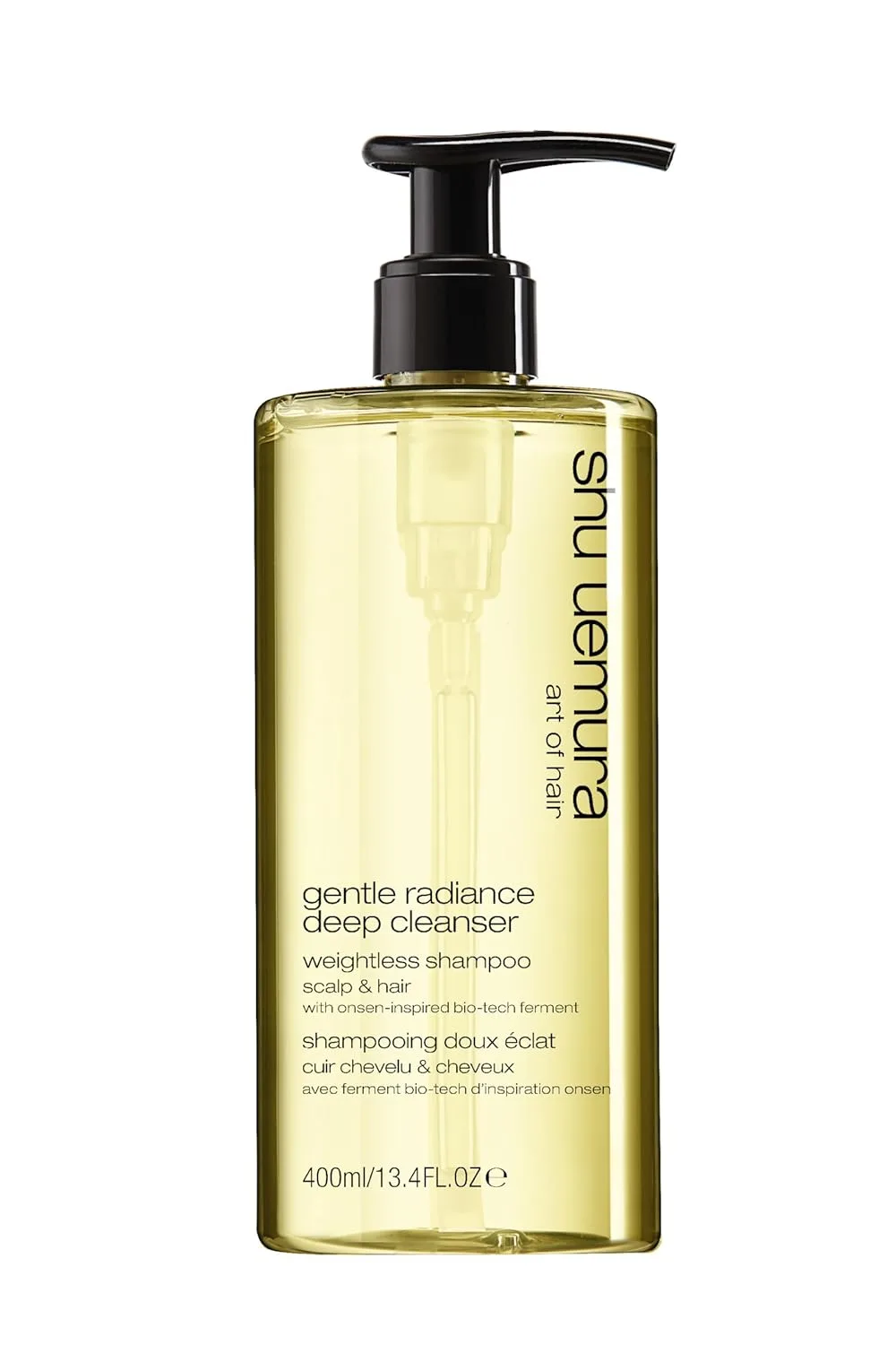 Shu Uemura Art of Hair Gentle Radiance Clarifying Shampoo - глубокое очищение, удаление загрязнений и поддержание баланса влаги, подходит для всех типов кожи головы и волос, 13,4 жидких унции.