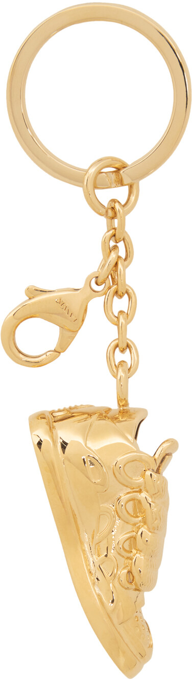 

Золотые кроссовки Curb-брелок Lanvin, Коричневый;желтый, Золотые кроссовки Curb-брелок Lanvin