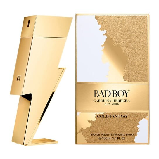 Туалетная вода, 100 мл Carolina Herrera, Bad Boy Gold Fantasy — фото 2