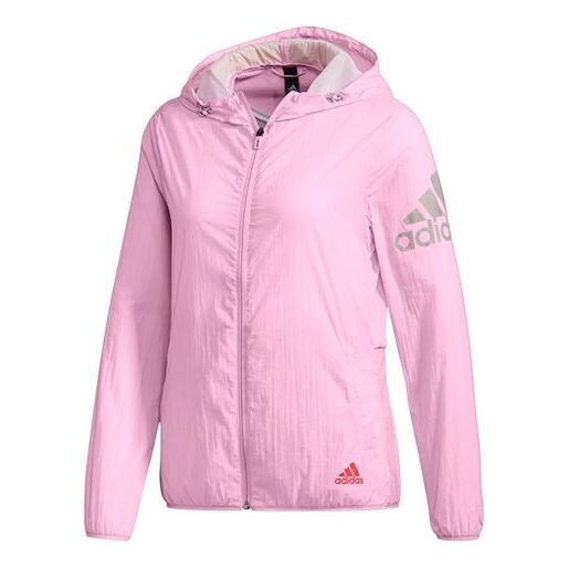 

Куртка спортивная уютная куртка Adidas, розовый
