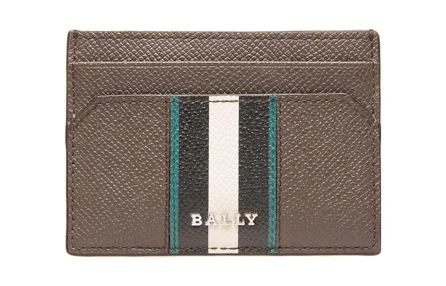 

BALLY Кожаный картхолдер мужской зелёный