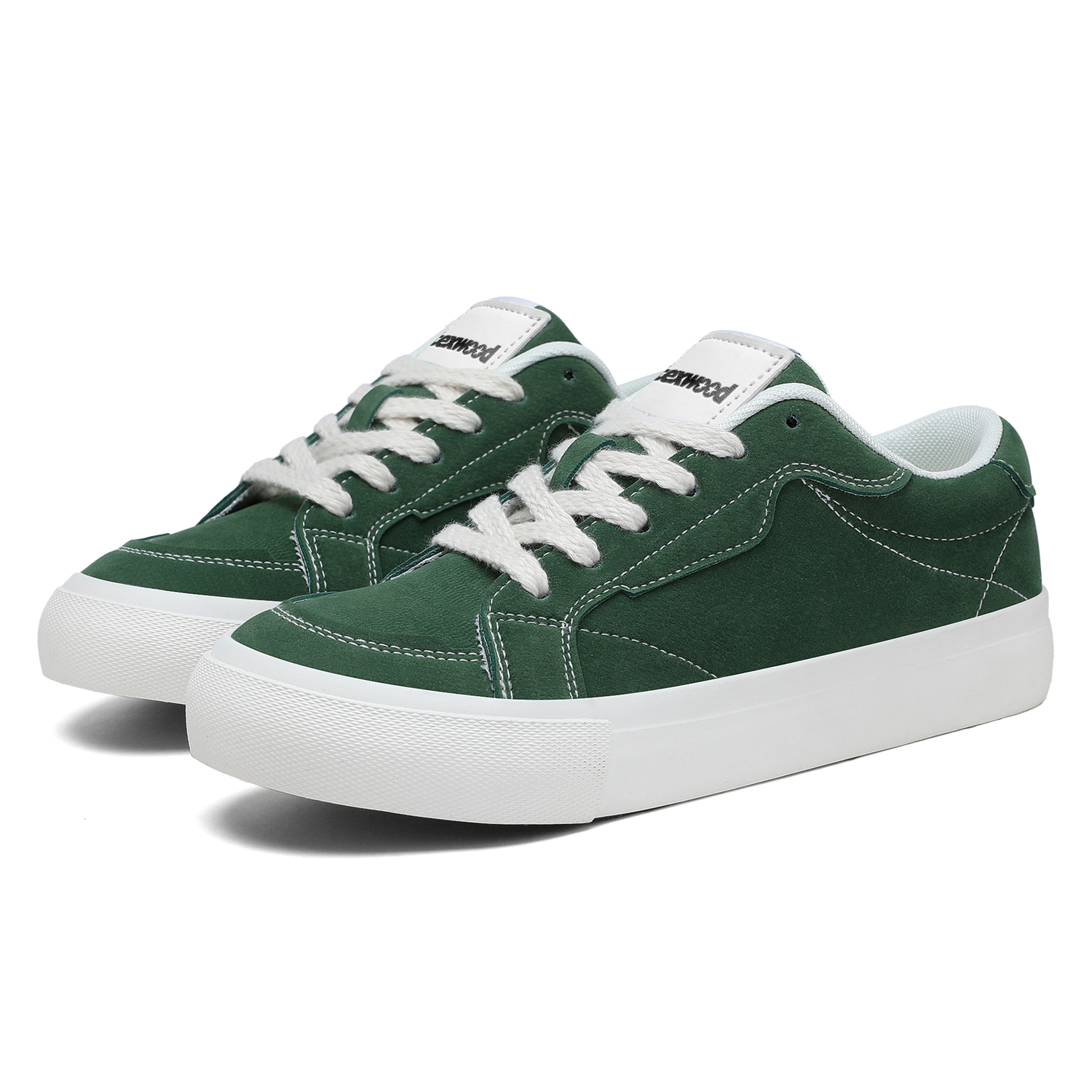 

TEXWOOD Дышащие легкие низкие кеды из холста мужские зеленые, цвет Green