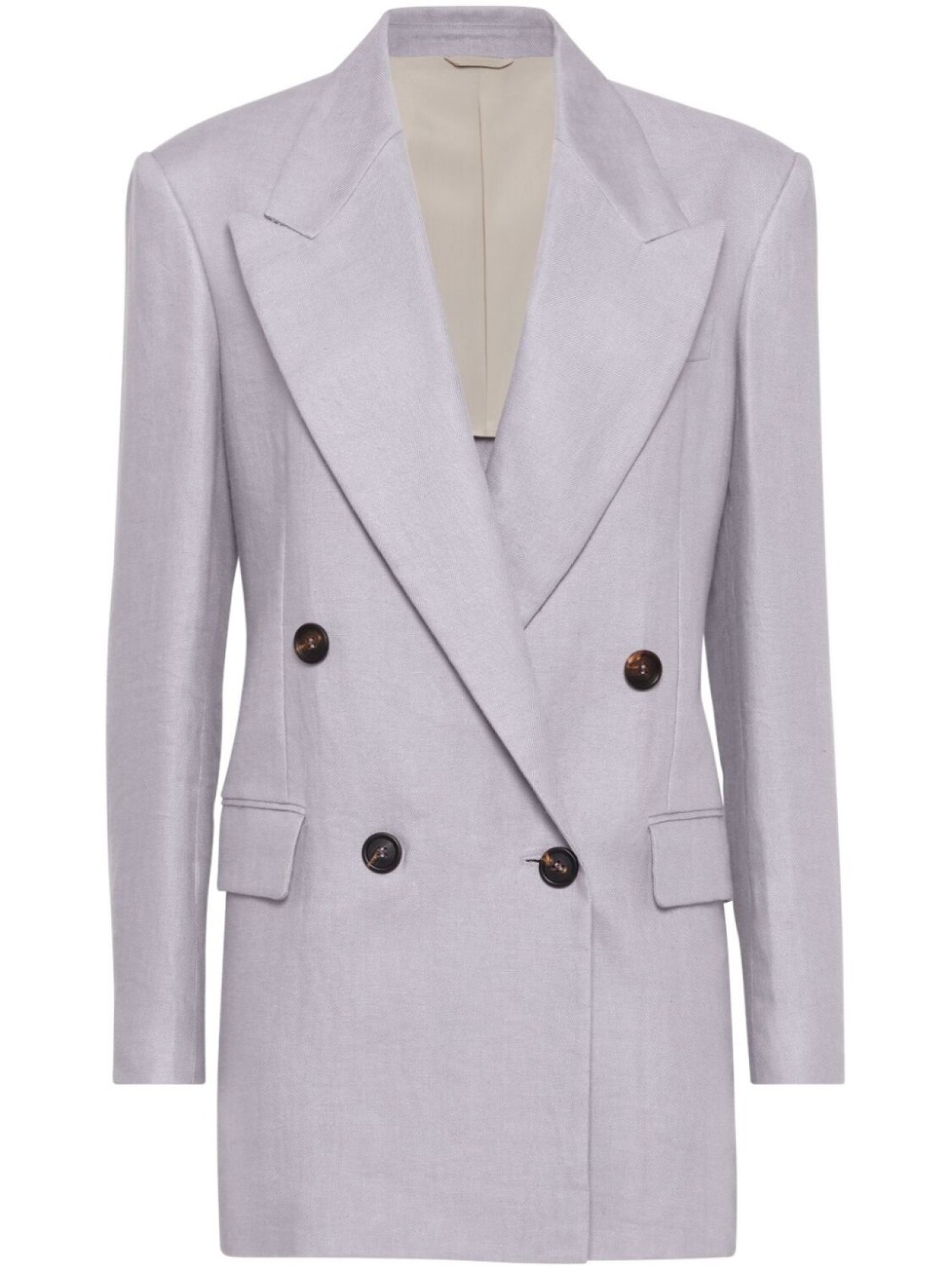 

Brunello Cucinelli габардиновый блейзер, фиолетовый