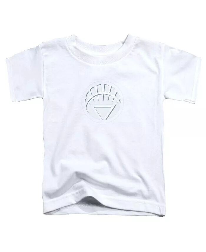 

Футболка с короткими рукавами для малышей Baby-Girls White Lantern Logo Green Lantern, белый