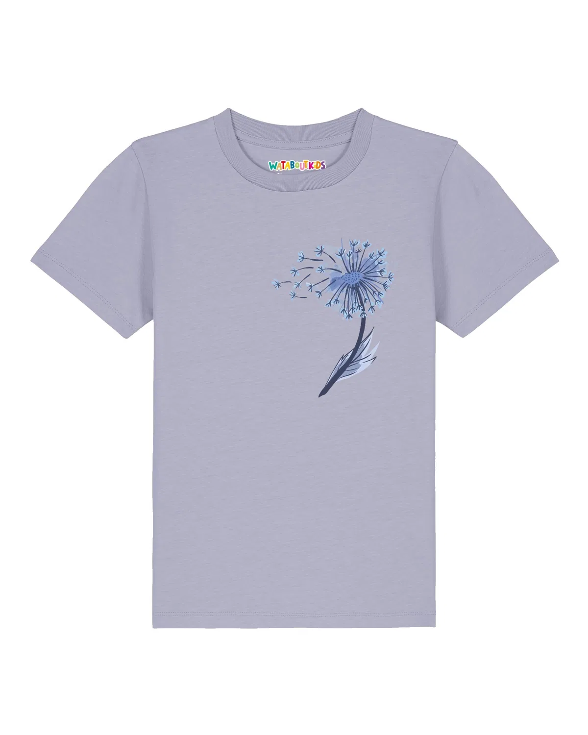 Футболка 'Dandelion' Watabout.Kids, Turquoise/Dusty Blue/Dark Blue — фото 2