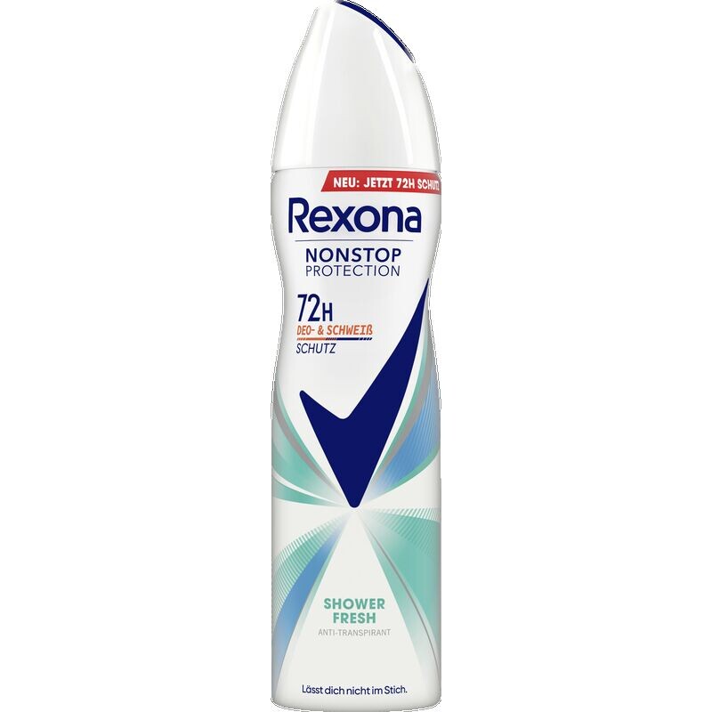 

Непрерывная защита Спрей-антиперспирант Душ Свежий Rexona, 150 ml