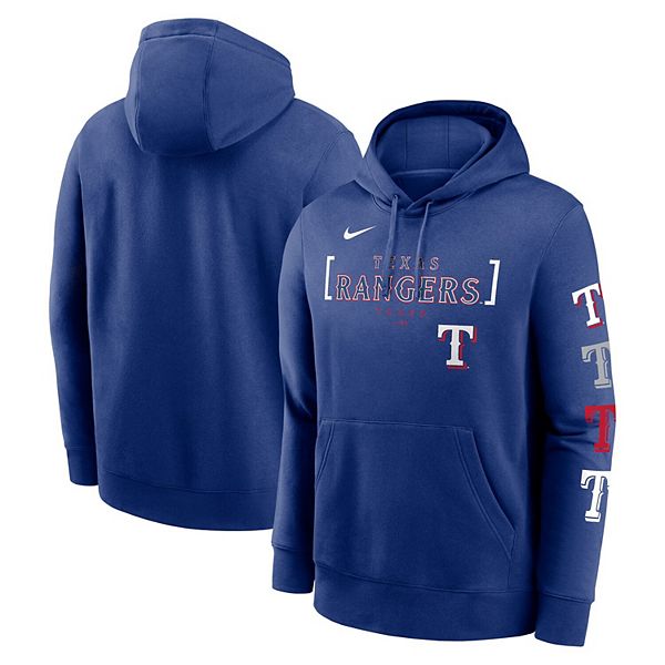 

Толстовка с капюшоном мужская royal texas rangers club stack Nike