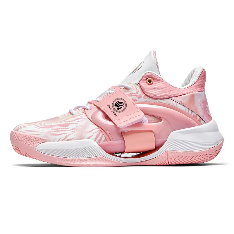 

Animal claws Скользоустойчивые амортизирующие баскетбольные кроссовки мид-топ Unisex розовые, цвет Pink
