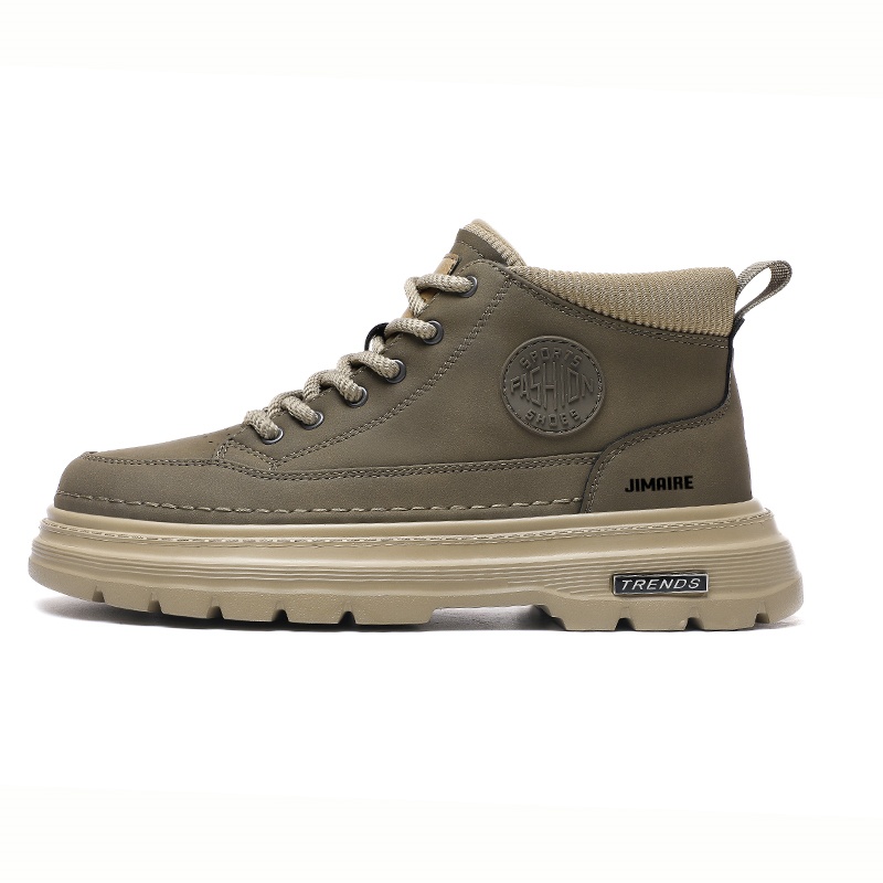 

King Jinmai Короткие мартинсы мужские хаки, цвет Khaki