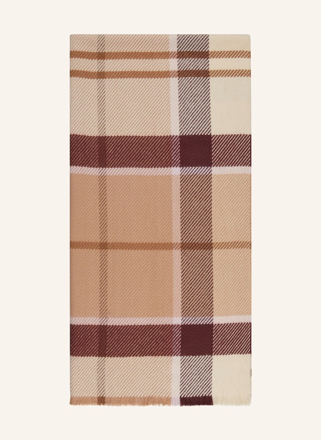 

Шарф блэр Barbour, бежевый/фиолетовый
