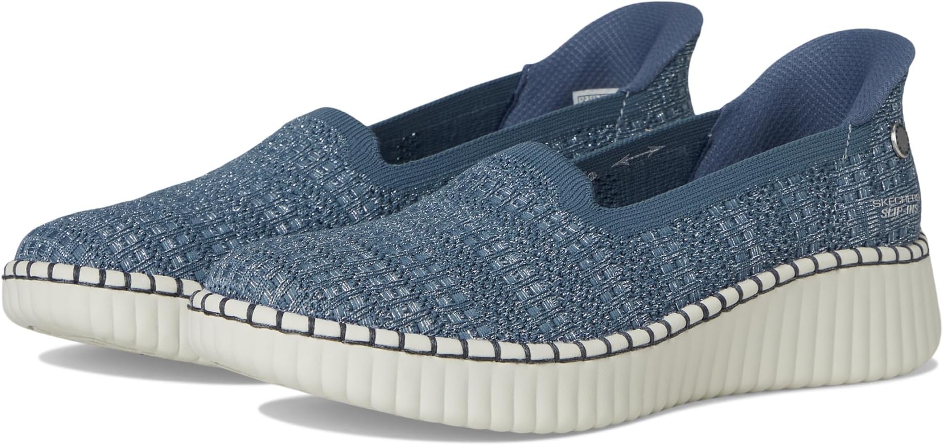 Кроссовки SKECHERS Martha Stewart Wilshire Blvd - Glimmer Step Hands Free Slip-Ins, Slate
