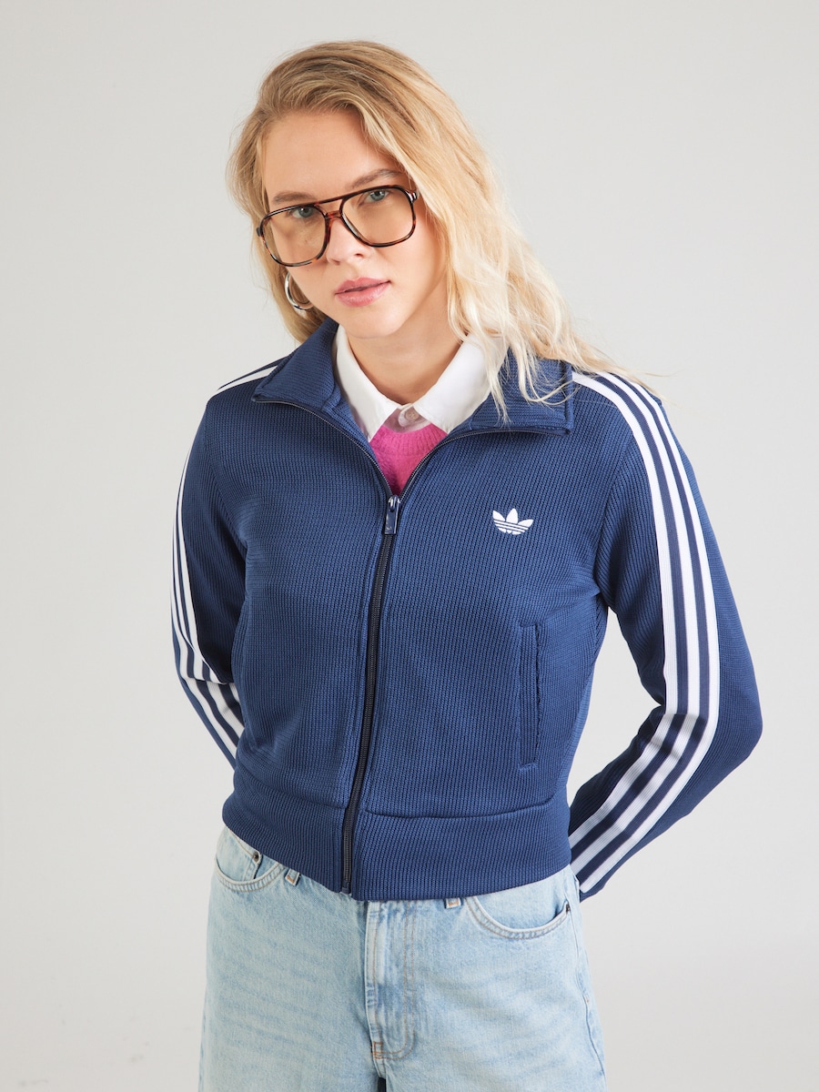 Куртка межсезонная ADIDAS ORIGINALS Firebird, темно-синий — фото 3