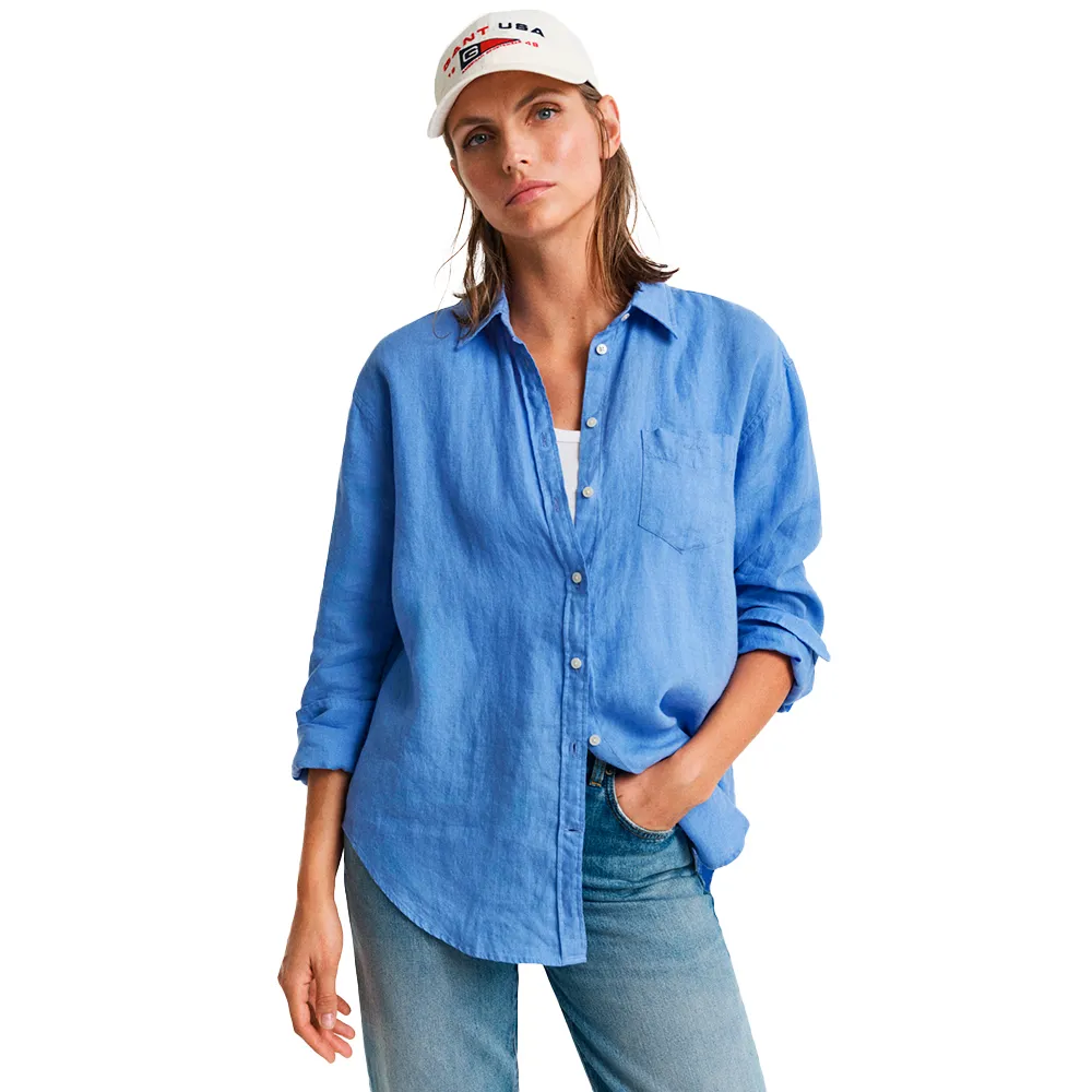 

Рубашка с длинным рукавом Gant 4300479, синий