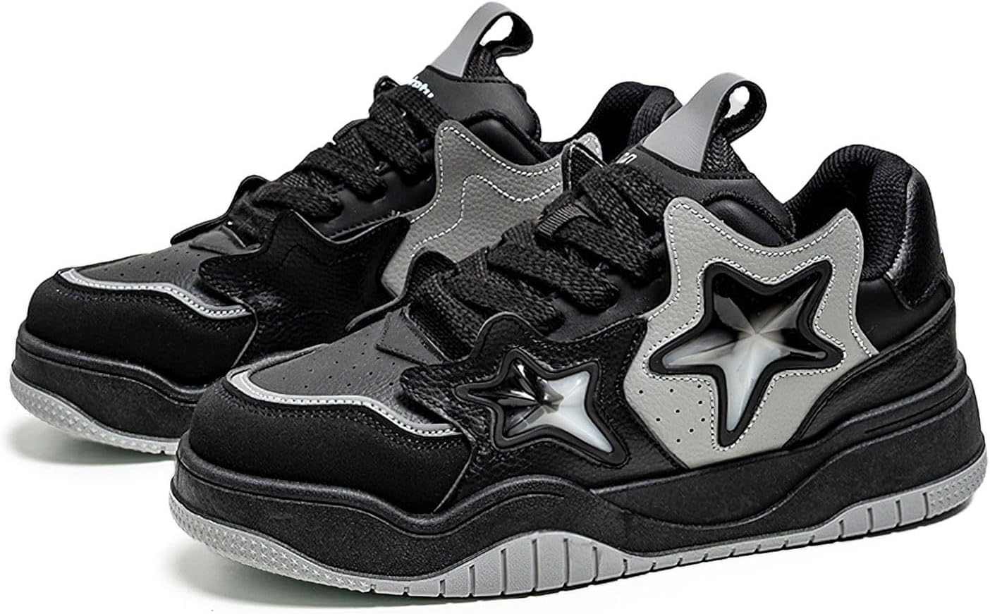 

Мужские кроссовки Exusiai Chunky с модным дизайном Star Y2K, удобные для скейтборда и прогулок, на платформе, стиль Dad, белые/черные/зеленые