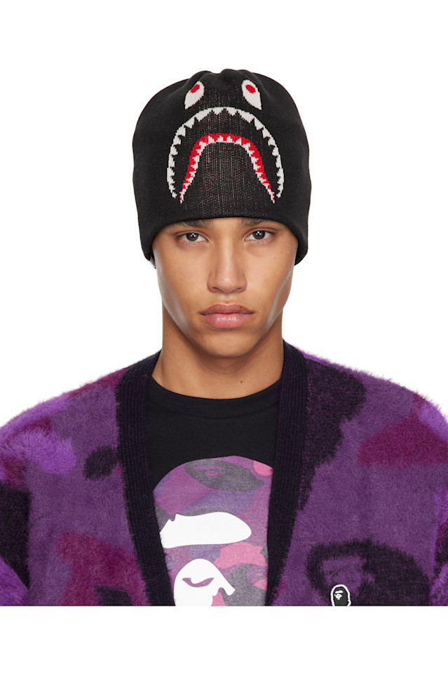 

Вязаная шапка 2Nd shark Bape, черный