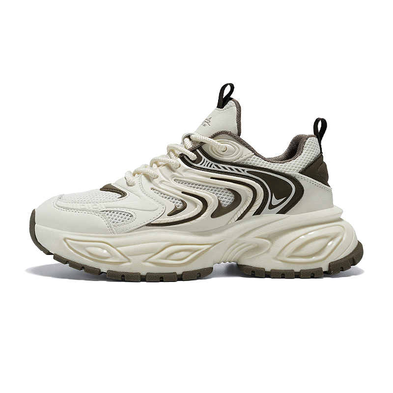 

Абразивостойкие дышащие утепленные низкие массивные кроссовки men's OUBT, бежевый