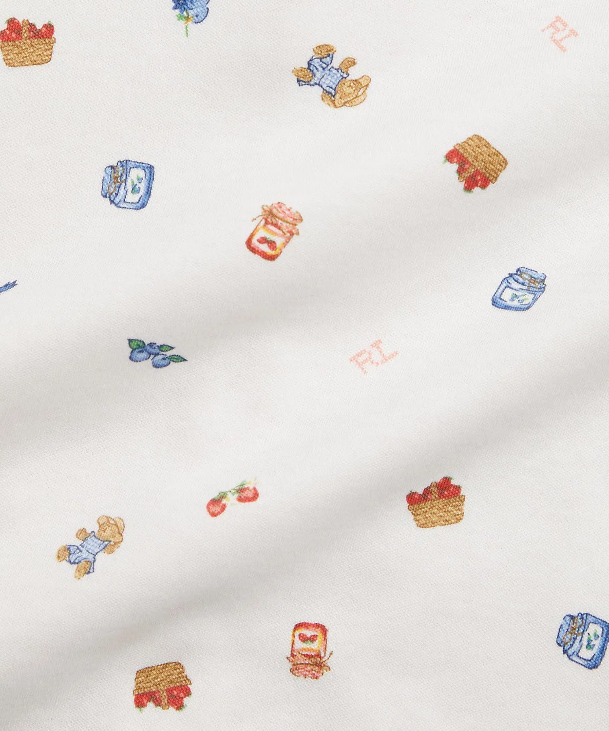 Детская куртка Polo Ralph Lauren Bear reversible cotton jacket розовая — фото 4