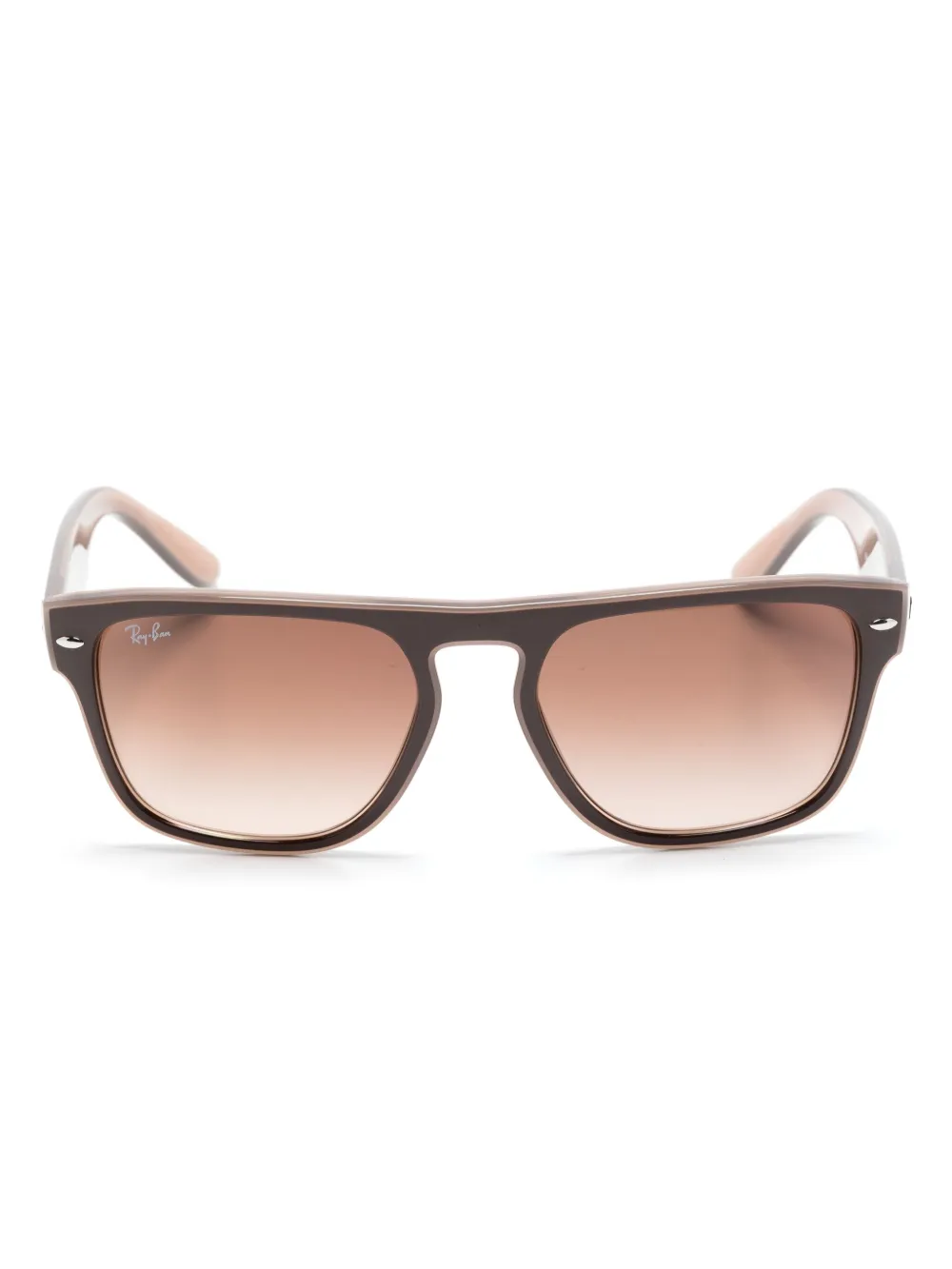 

Солнцезащитные очки в прямоугольной оправе Ray-Ban, коричневый