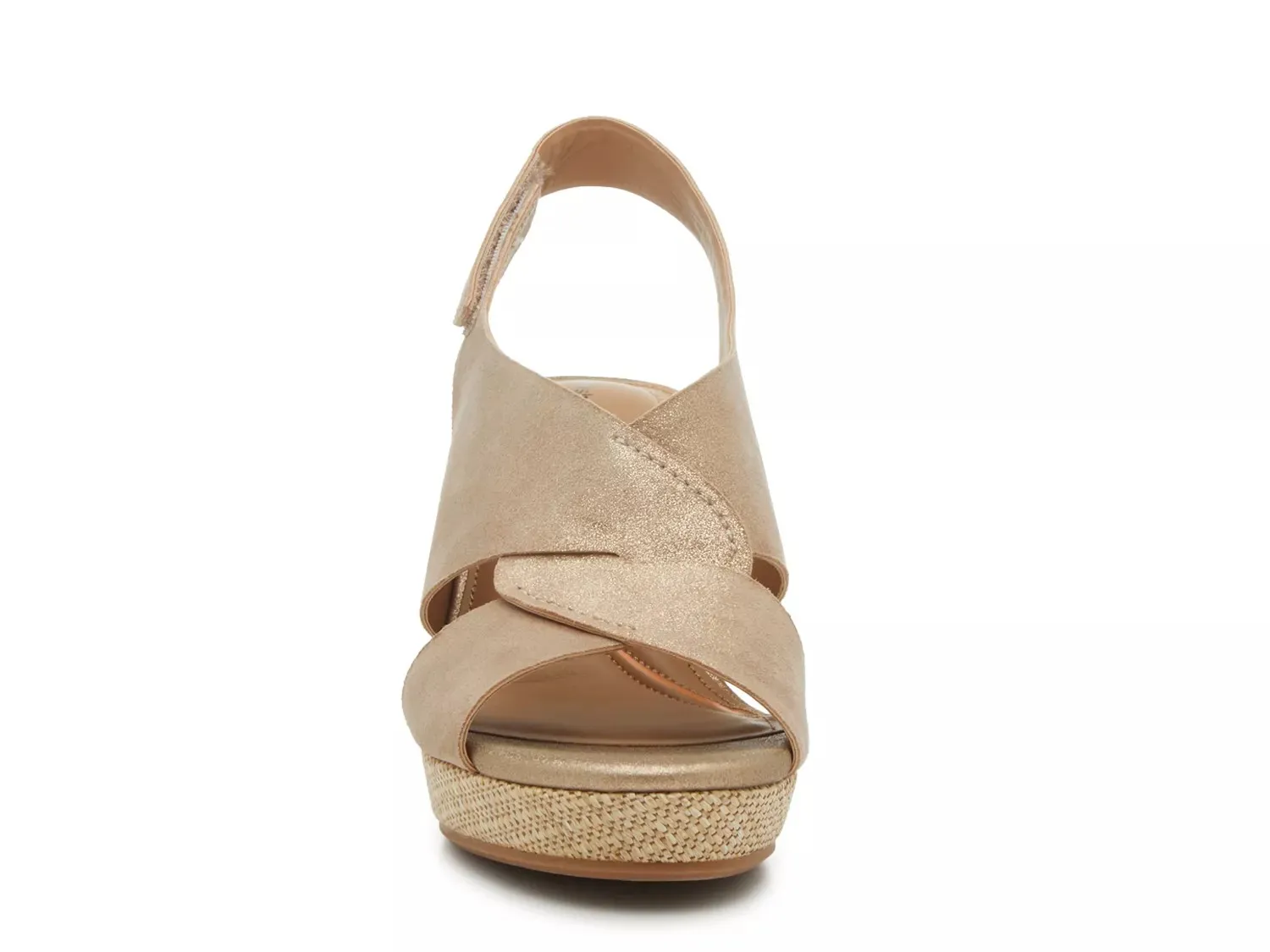 Сандалии Hush Puppies Griffon Wedge, цвет Gilver Bronze Metallic — фото 2