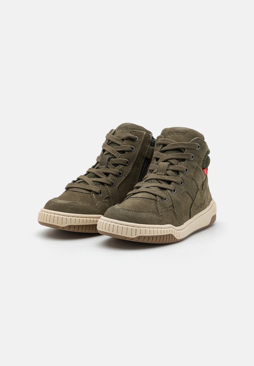 

Ботильоны на шнуровке UNISEX Kickers, хаки