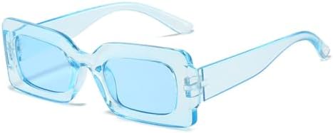 

Классические винтажные солнцезащитные очки для женщин, модная прямоугольная оправа, яркие цвета, очки для активного отдыха и путешествий, защита от ультрафиолета UV400 MTZJH, C9